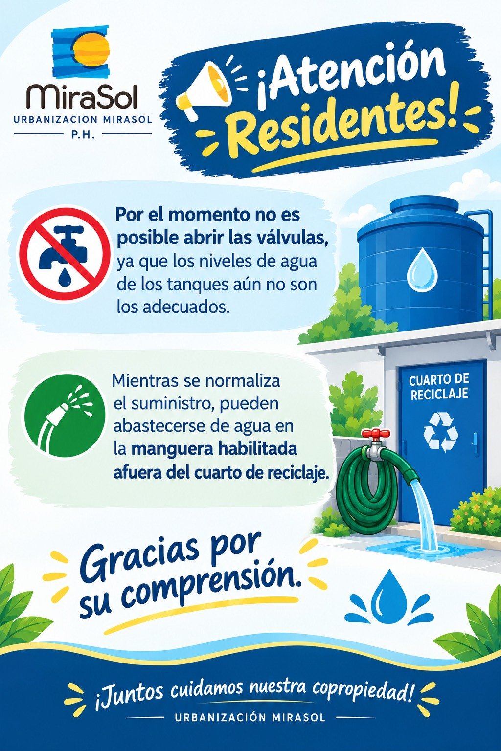 No apertura valvular Mirasol